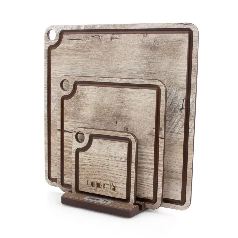 Набор подставок для горячего 3шт ComposeEat ProFashion дуб светлый