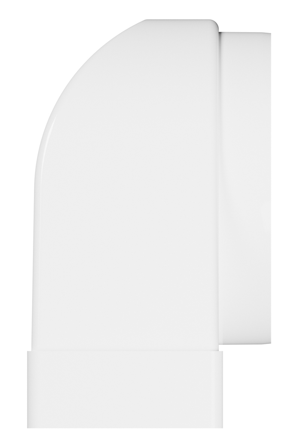 Переходник СККП D150 90° 90х220 пластик ERA