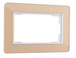 Рамка для двойной розетки Arte Milano am-503.14 503.14-double.shampan