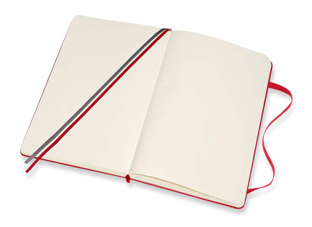 Блокнот Moleskine Classic Expended Large (QP062EXPF2) 130х210мм 400стр. нелинованный твердая обложка красный
