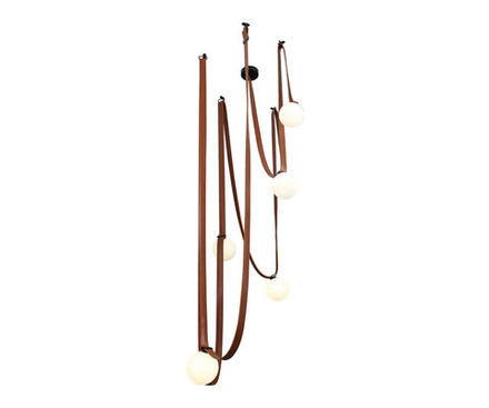 Kink Light 07682-5,04 Подвес Клиф коричневый E14 5*40W