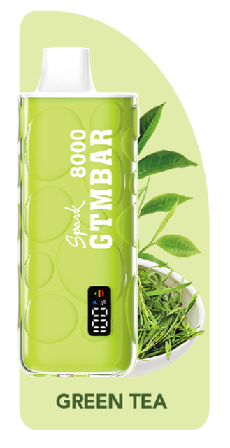 Одноразовый Pod GTM Bar Spark - Green tea (8000 затяжек)