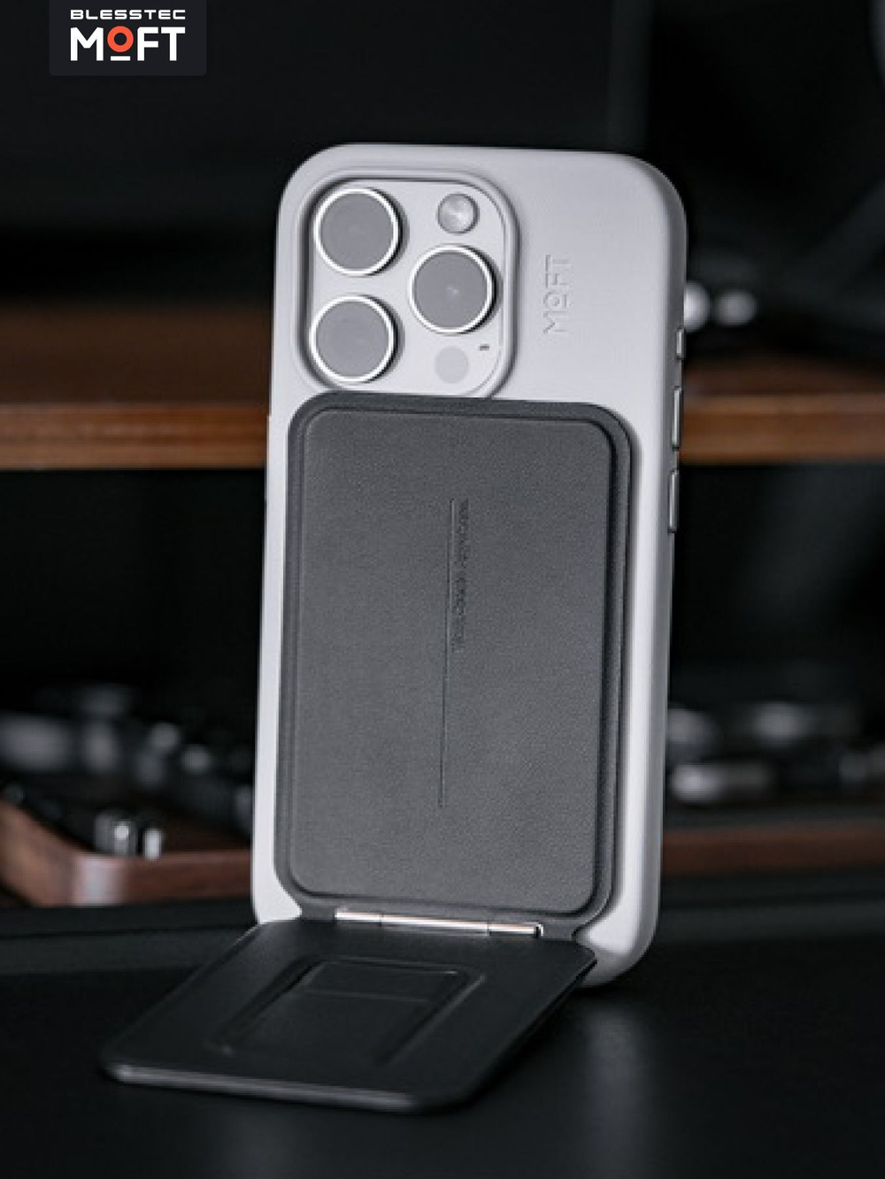 MagSafe Штатив и Подставка MOFT Tripod Stand l Раскладной l Jet Black