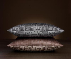 Пододеяльник 200x200 Elegante Meander серебро