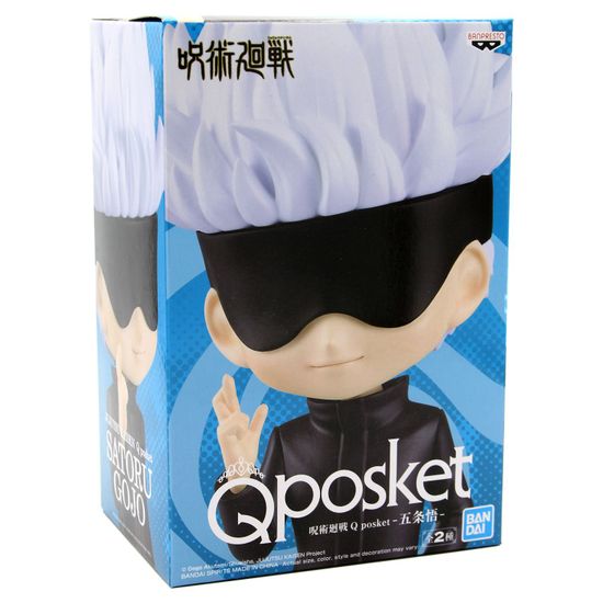 Фигурка Q Posket Jujutsu Kaisen Satoru Gojo, 14 см / Фигурка по мотивам аниме "Магическая битва", Годжо Сатору, 14 см