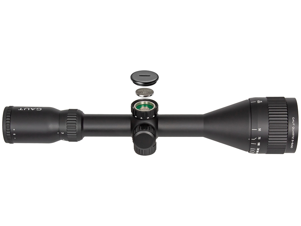 Прицел Gaut Quartz 3-9x50 AO, сетка 32, подсветка, 0.1 МIL