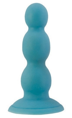 Голубая анальная втулка PLUSH