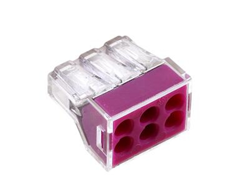 2273 КБМ-773-306 (2.5мм²) Строительно-монтажная клемма 6 отв. (5 шт./уп.)