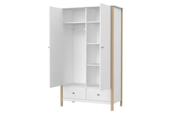 Шкаф двухдверный Ellipse Classic Молочный