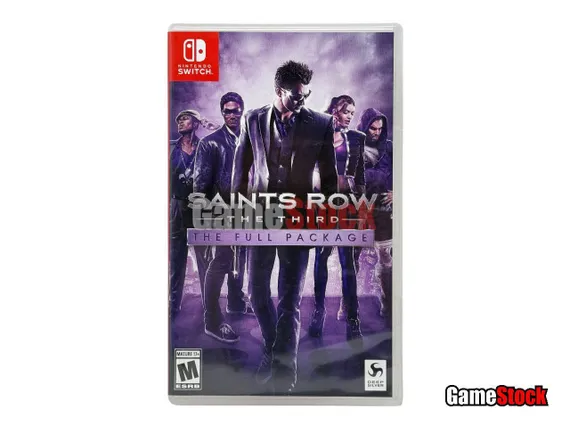 Saints Row: The Third The Full Package (Nintendo Switch, Русские субтитры, Б/У)