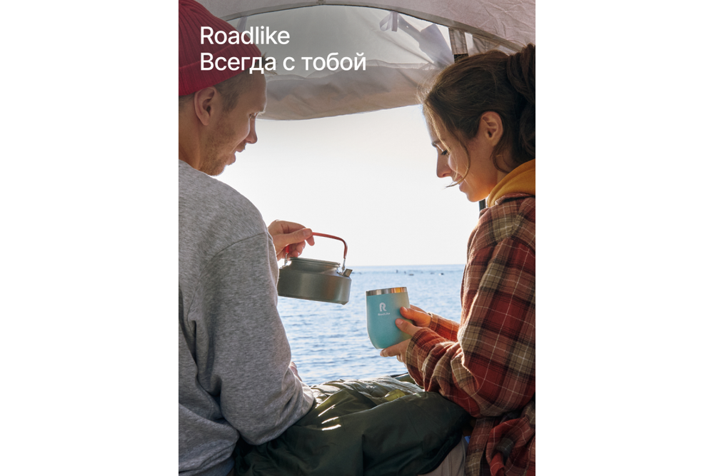 Термокружка RoadLike Mug 350мл, голубой