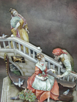 Статуэтка. Фарфор. Запретный плод. Capodimonte. Италия