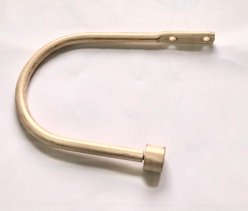 Держатель-подхват для штор Ост, цвет ваниль золото