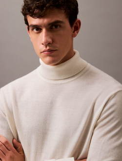 Свитер Calvin Klein Extra Fine Merino Blend Turtleneck Antique White