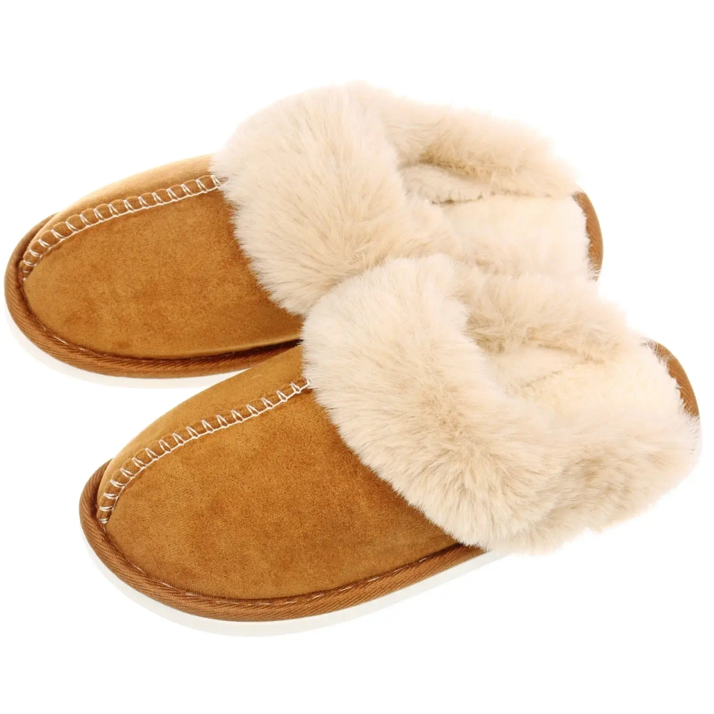 Тапочки женские домашние «IRIS», цвет капучино, р-р 42/43