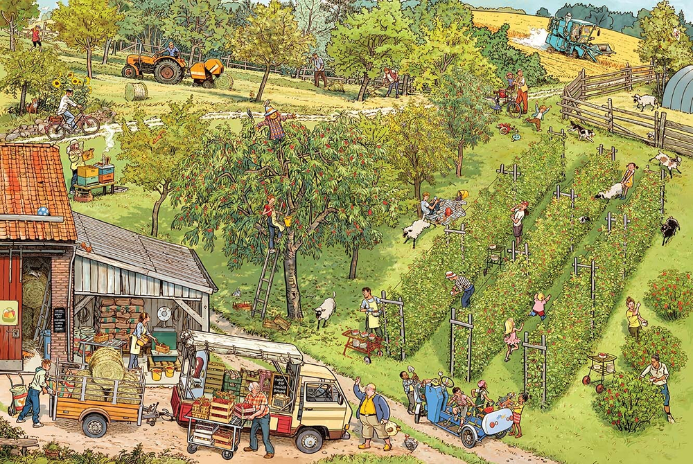 Фермерский рынок. Виммельбух