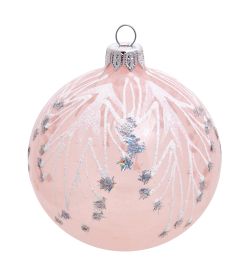 Элита НФШ-1239/1 Ел. украшение Шар «Морозная ветка» 85 мм