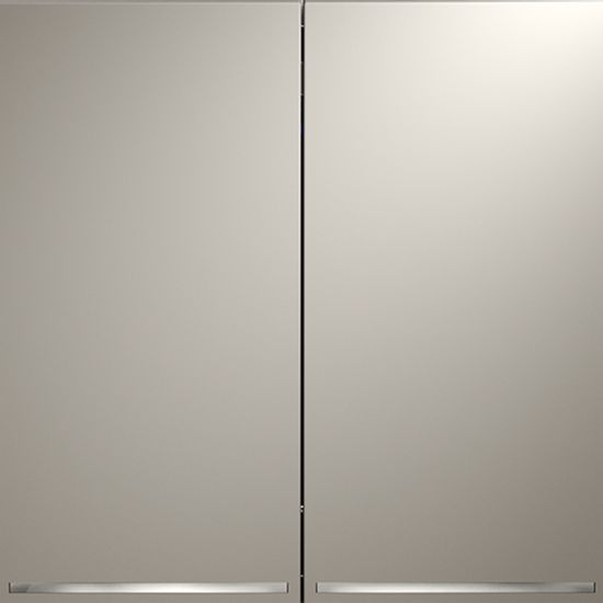 Проходной переключатель встраиваемый VOLTUM S70 двухклавишный с подсветкой 10А, (кашемир)