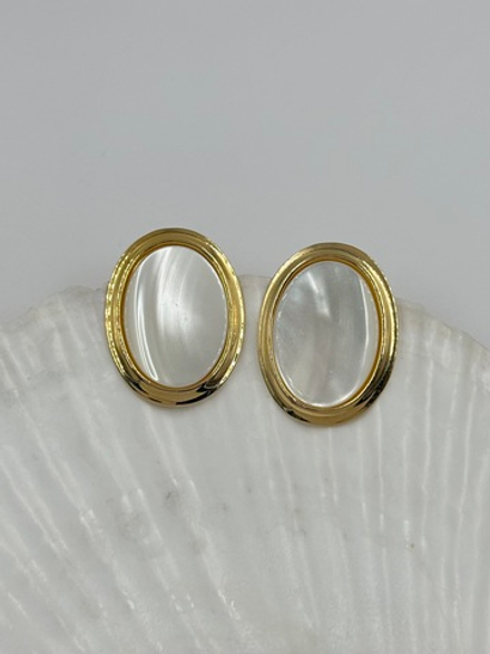 Серьги с перламутром