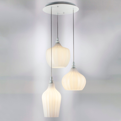 793236 Люстра ROCCO 3х6W (led) E27 БЕЛЫЙ