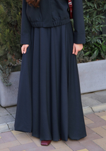 Юбка баллон из шерсти макси