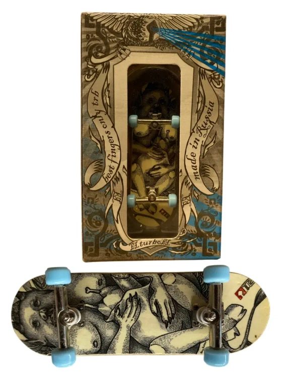 Фингерборд Турбо Деревянный П9 с подшипниками