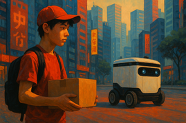 Роботы вместо курьеров: как Китай переосмысливает логистику