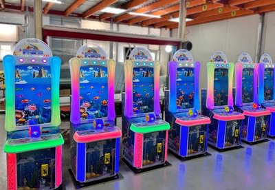 Детский автомат с видеоигрой «Рыбалка»