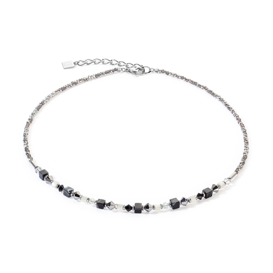Колье Coeur de Lion Black-White 4239/10-1314