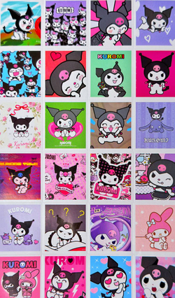 Набор стикеров "Куроми" оптом