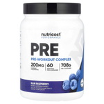 Nutricost, Performance, предтренировочный комплекс, голубая малина, 708 г (1,6 фунта)