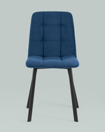 Стул Oliver Square велюр синий