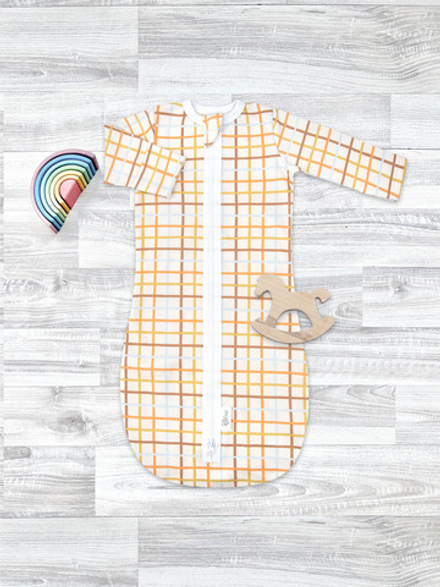 Утеплённый спальный мешок Mjölk Цветная клетка