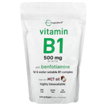 Micro Ingredients, витамин B1 с бенфотиамином, 240 капсул