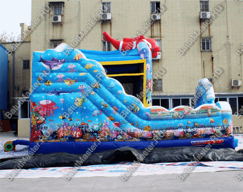 Коммерческий надувной батут "Немо" 8*7*6 м