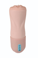 Мастурбатор-вагина Beata-2 с функциями всасывания и вибрации (Цвет: телесный)