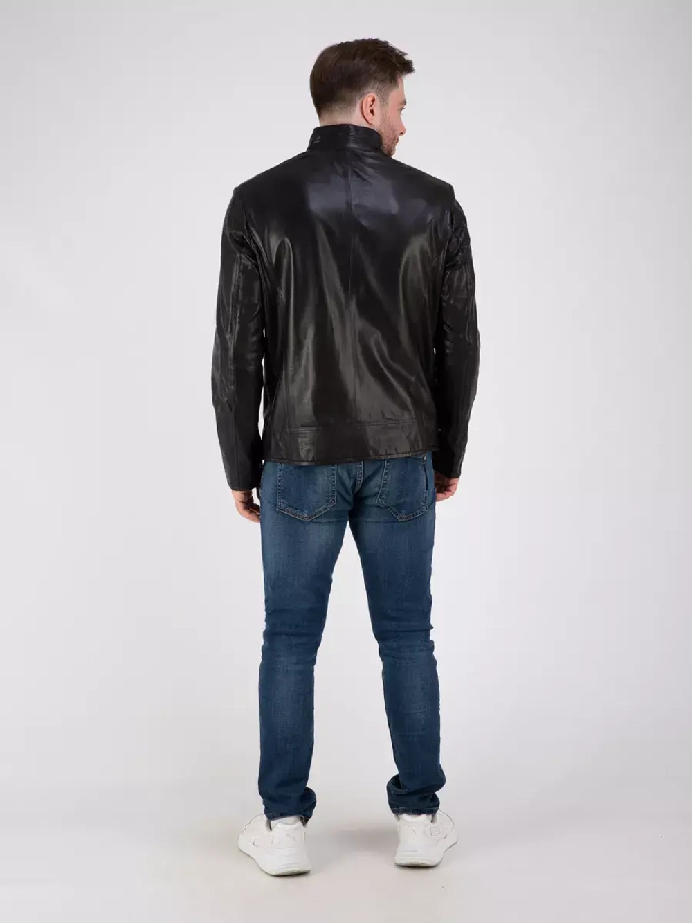 Кожаная куртка демисезонная