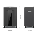 Шредер Deli, 7 уровень секретности (1х5мм), 8 листов, 30 литров