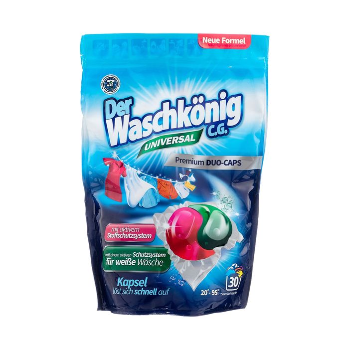 Der Waschkonig C.G. Mega Capsules Universal Капсулы для стирки 30 шт.