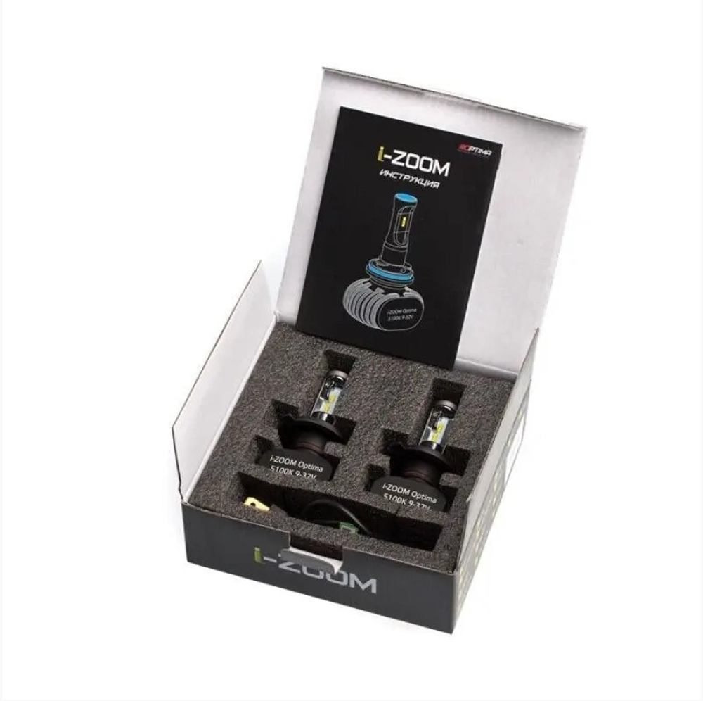 Светодиодная лампа Optima LED i-ZOOM H4 (2шт)