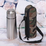 Термос металлический 350мл в чехле «Хаки»