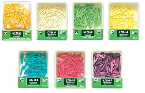 Клинья деревянные 100шт.