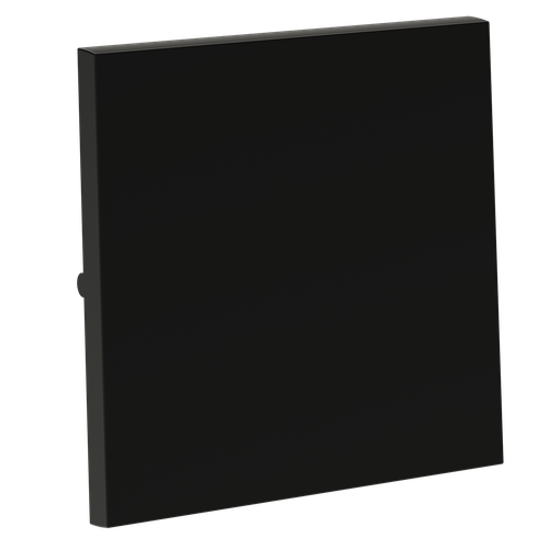 Клавиша для выключателя/переключателя одноклавишного, S70 (черный матовый)