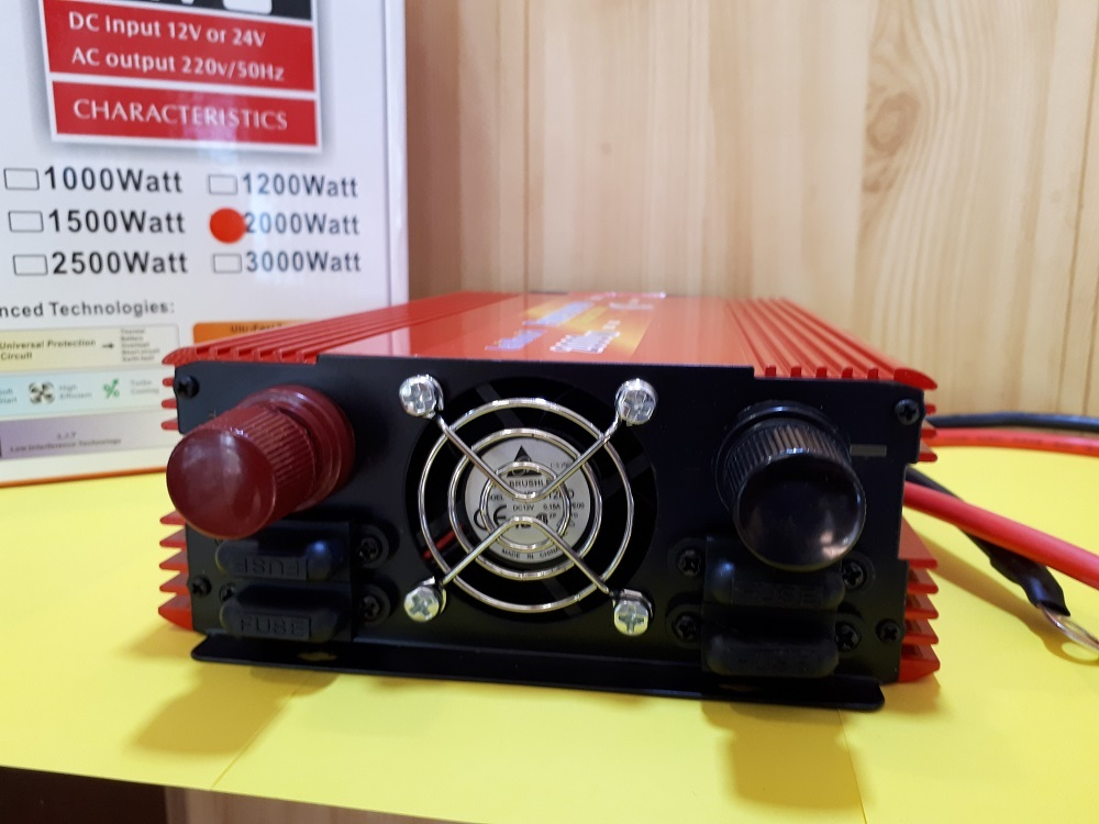 24V-2000W / Инвертор напряжения LaiRun 24-220V 2000W (24 вольта) (1 шт.)