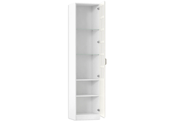 Витрина Ливерпуль белый / ясень ваниль