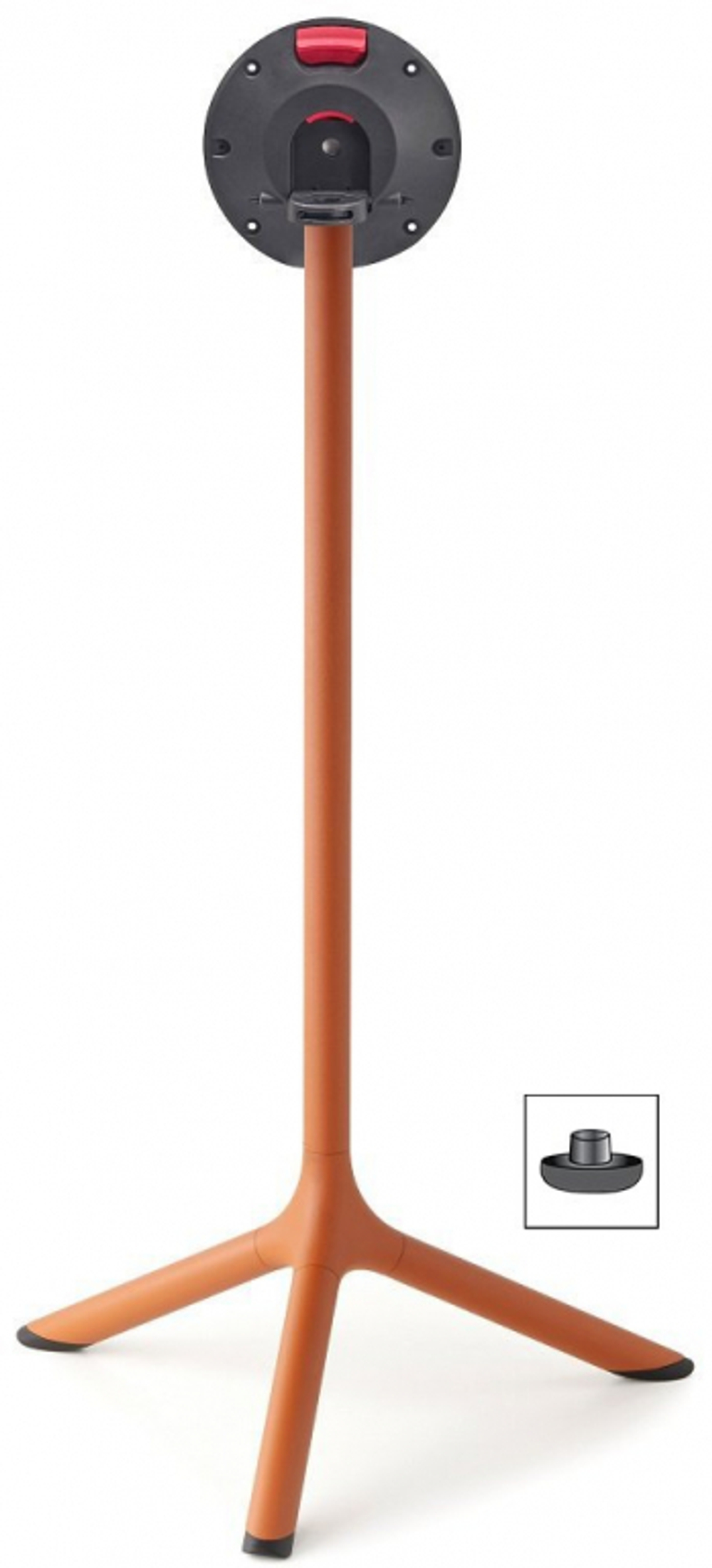 Стол ламинированный барный складной Scab Design Tripe Folding, терракотовый, состаренный серый дуб