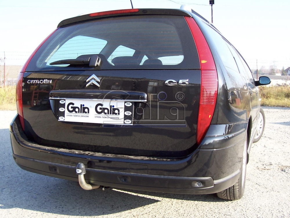 Оцинкованный фаркоп на Citroen C5 I и II универсал 2001-2008, с 2005-2008 необходим блок согласования (без электрики), Galia C040A