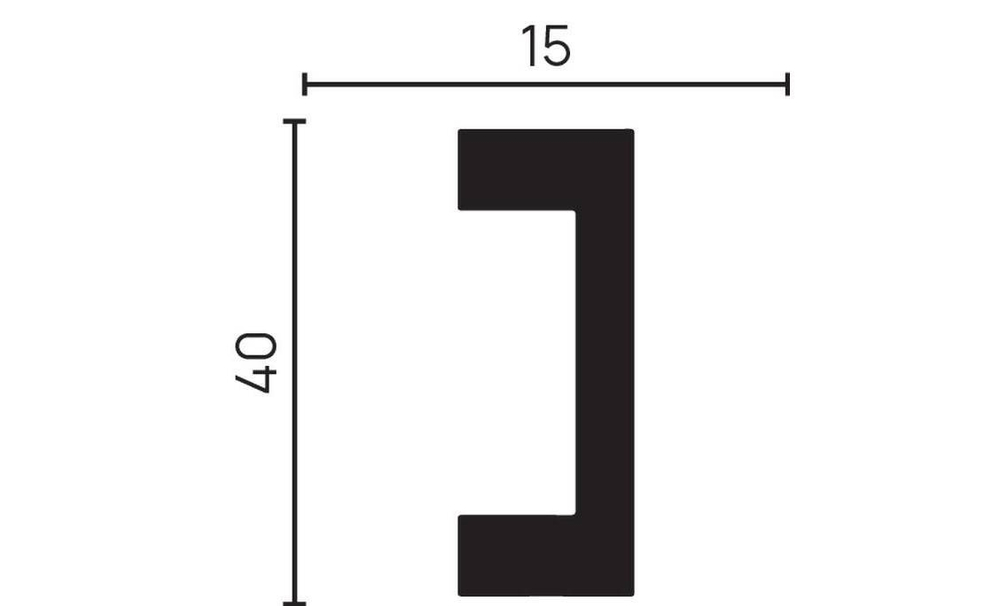 DD618/Молдинг (40х15х2000)/40