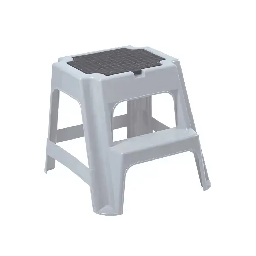 ТАБУРЕТ СО СТУПЕНЬКОЙ VOLF 472х418 ММ (Светло-серый)