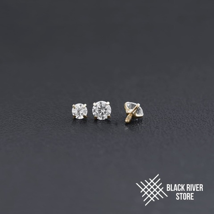 Cubic Zirconia v.2 Crystal PVD Yellow